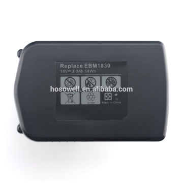 EBM1830 18V LION Batteryplug in BATTERY