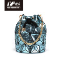 Géométrique Waterdrop PU Cuir Sacs Shopping Custom Femmes Sac à bandoulière