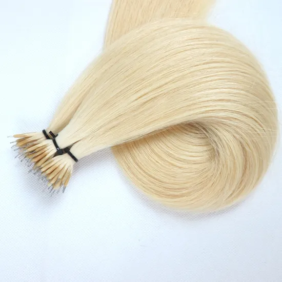 Harmony Hair 20" 100% Cuticle Aligned Remy Hair Silky Straight Pre bonded Nano ring 1g/strand  nano bead hair extension