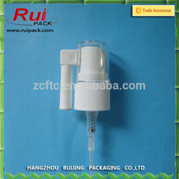 18mm white oral sprayer pump , long nozzle pharmaceutical sprayer