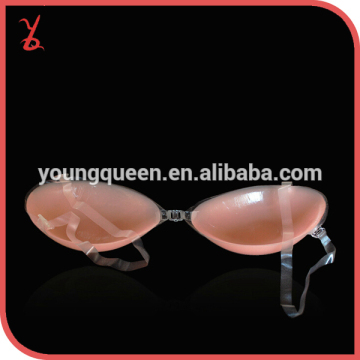 Wholesale Invisible Silicone Swimming Bra with Strip