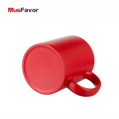 Custom Color Changing Magic Coffee Mug - MBS11-R Red Heat Sensitive Mug