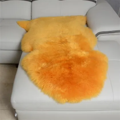 dyed color flurry area rugs long haired sheepskin rugs