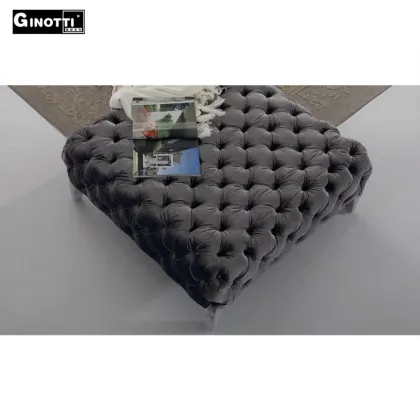 Poliform style black fabric sofa