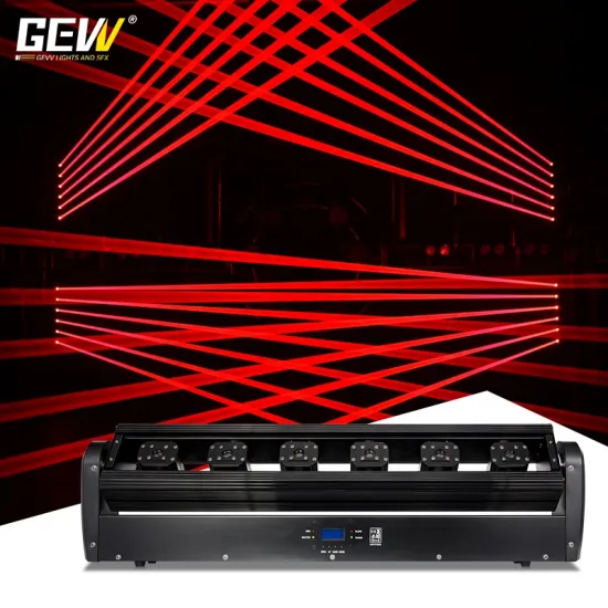 Red Moving Laser Beam Bar with DMX Control for Stage Lighting