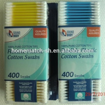 cotton tips, cotton buds, 100% pure natrue cotton swabs, made in China, FDA certification