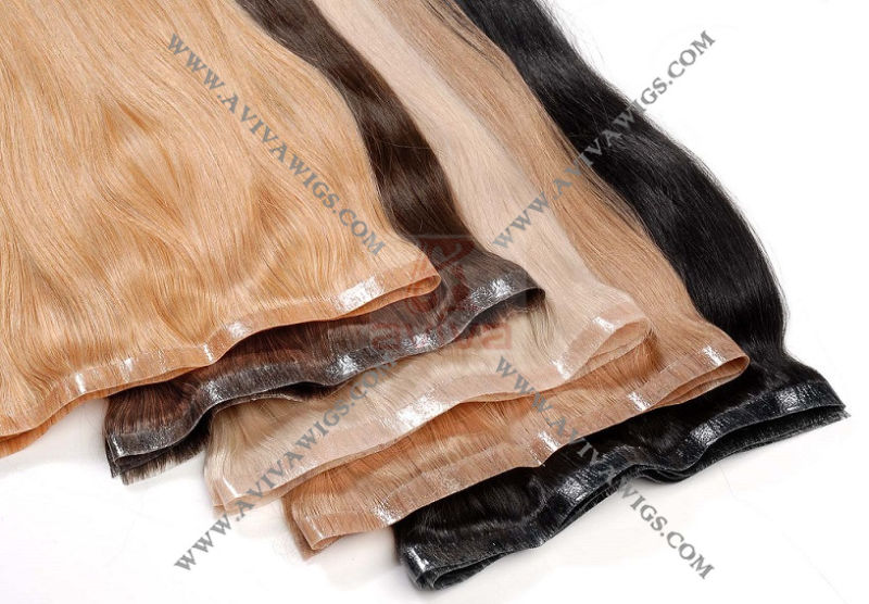 Remy Human Hair Skin Weft (AV-HE012R)