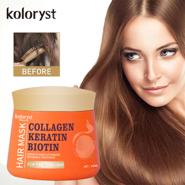 Wholesale Biotin and Keratin Hair Masks with Collagen for Professional Use
