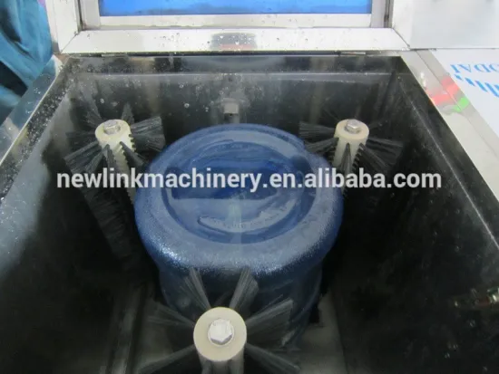 semi automatic 3- 5 gallons bottle brusher and decapper machine