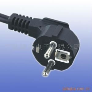 Europe vde standard power cord plug