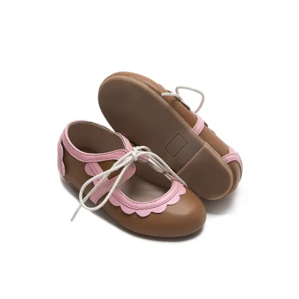 Vegan Leather Children Girls Dress Shoes