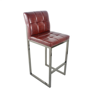American-style bar fritid rostfritt stål talk stol