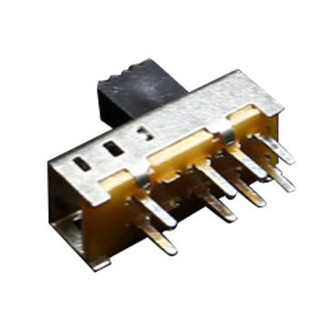 Slide Switch, 50V DC Voltage and 0.3A Rating