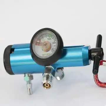 Brass Medical Oxygen Pressure Regulator / Mini Cga870 Yoke Style