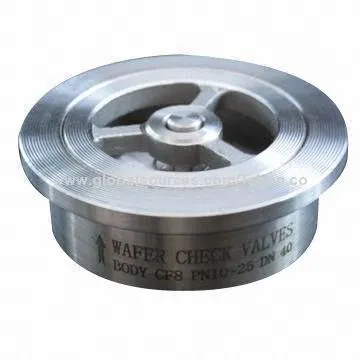 Check Valve with Wafer Connection, Lift Type, CF8, CF8M, CF3, CF3M, WCB Material, API 594