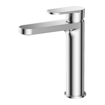 Vessel sink faucet deck mount single lever basin mixer