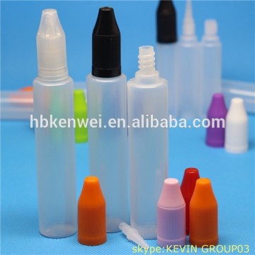10ml 15ml 30ml pen style e cigarette bottles LDPE childproof liquid unicorn bottles