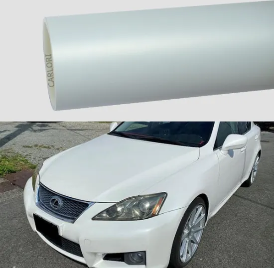 matte white car wrap vinyl