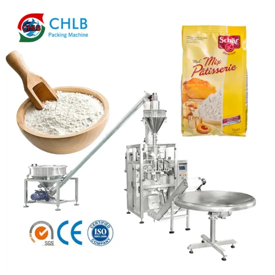 Automatic VFFS Powder Packing Machine for Milk Powder and Flour Sachets (100g-1kg)
