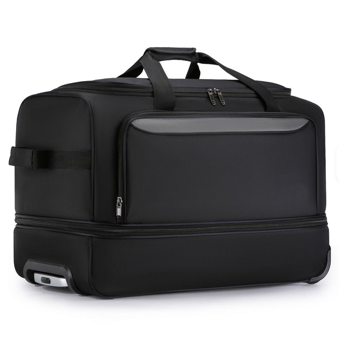 ผ้าออกซ์ฟอร์ดกระเป๋ารถเข็นการเดินทางแบบพับเก็บได้