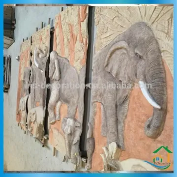 Sandstone wall sculpture