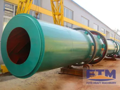 Palm kernel shell dryer