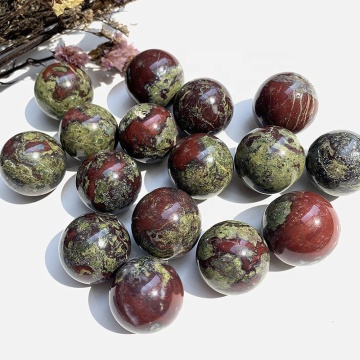 Wholesale Natural Healing Stones Crystal Spheres - Dragon Blood Stone Ball for Home Decor