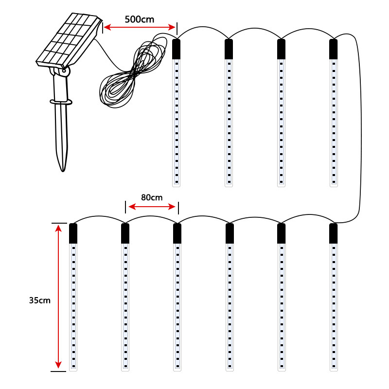 Solar Meteor Shower Rain Light