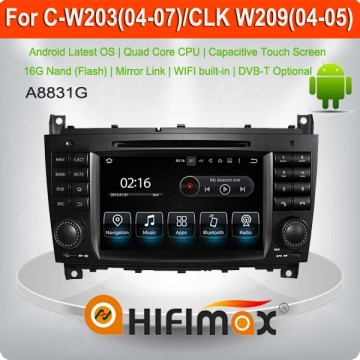 Hifimax Android 5.1 car dvd gps for G-Class w467 2005-2007/car radio audio for G-Class w467 2005-2007 OBD DAB Quad Cord 16G HD