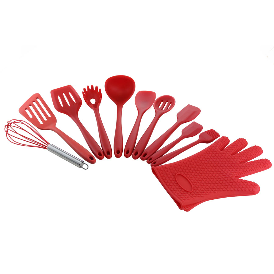 Best Silicone Kitchen Utensil tool Set 11 Piece