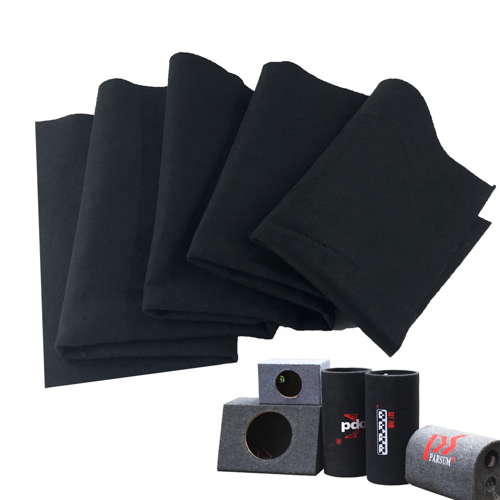 Black color speaker box carpet