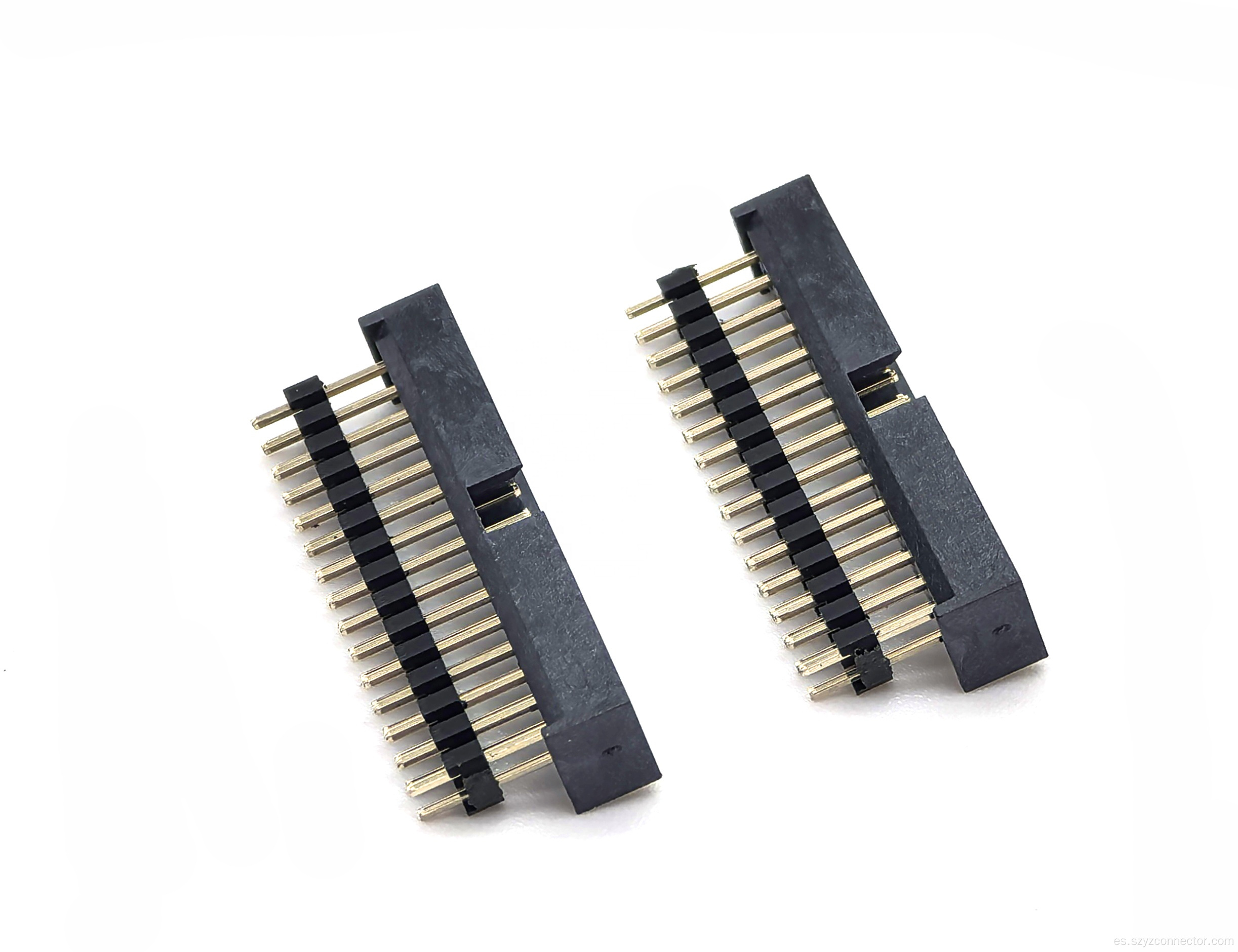 Conector de encabezado de caja de tono de 2.0 mm recto