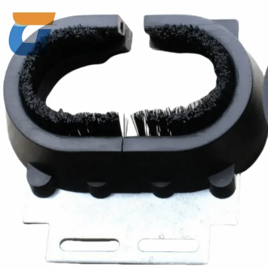 Escalator Parts: Giant Kone Escalator Entrance and Exit Brush, Handrail Cover Plate Brush with Bracket