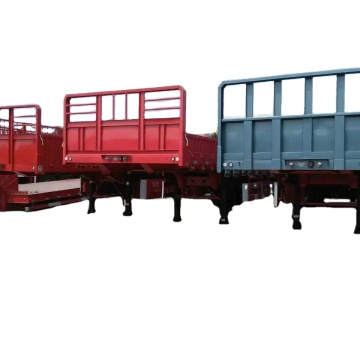 2024 40 Tonnen bis 60 Tonnen Dropside -Halbanhänger für Semi -LKW -Transport