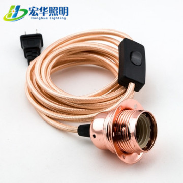 E12 to E26 Base Socket Table Bulb Holders E27 with Wire