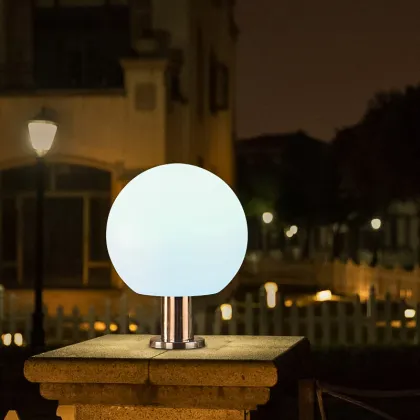 LED Solar Garden Lights - Outdoor Decorative Pathway Pillar Lights