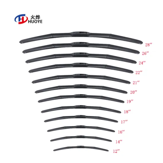 12''-28''Boneless windshield  Three-stage  Universal  professional wiper blades for car