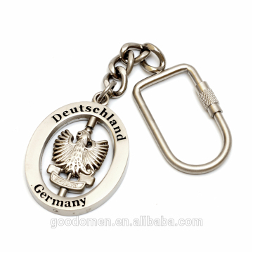 spin rotate personalized promotional souvenir custom keychain