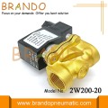 2W200-20 3/4 &#39;&#39;2 웨이 정상 직접 직접 연기 놋쇠 솔레노이드 워터 밸브 12V 24V 110V 220V DC AC