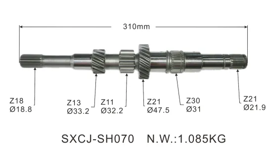 9071585 Synchronizer Shaft for Gearbox Transmission - FOR SAIL 1.2