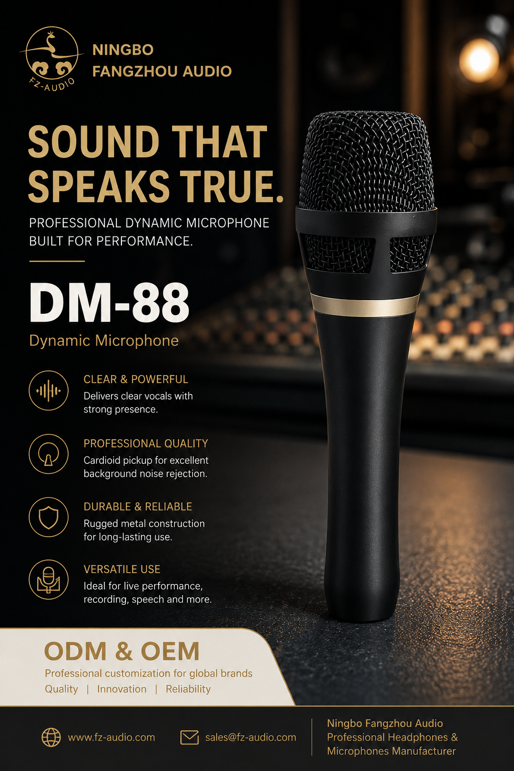 DM-88 Dynamic Microphones