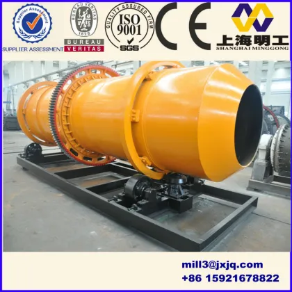 Gypsum sand-rotary dryer with vibration sensor for SKF bearing