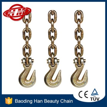 G70 alloy steel hook chain with alloy hook