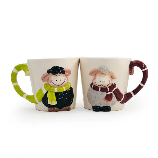 Ceramic Cup Gifts for Valentine's Day: Milk, Coffee, Beer, and Stylish Breakfast Cups for Couples