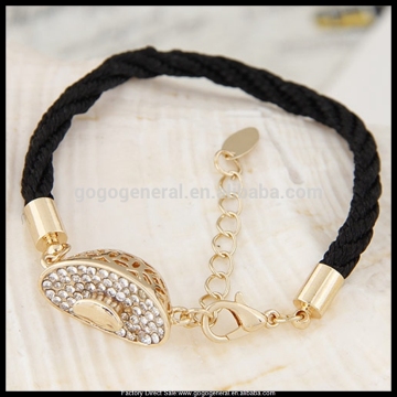 Lucky Chinese Ingot String Tennis Charm Bracelet