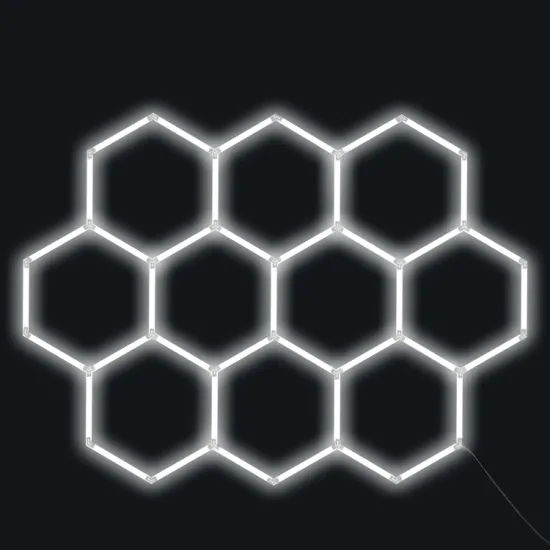 Hexagon LED Garage Lights - Ultra Bright Car Detailing Ceiling Shop Light
