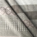İplik boyalı Jakarlı pembe moda kumaş