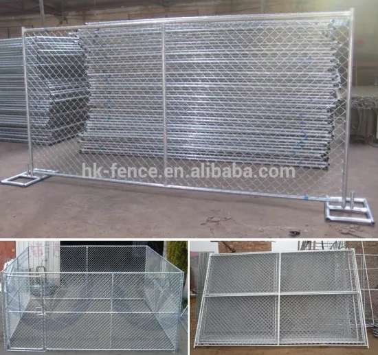 Hot sale chain link fence panel + metal pipe frame temporary fence,construction fence,cheap portable temporary fence for sale
