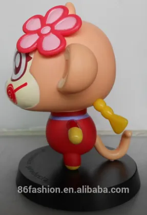 Custom Yoci monkey shaking head toy action figure