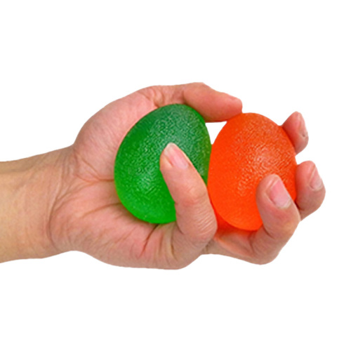 टीपीआर सामग्री अंडे के आकार का पारदर्शी तनाव पकड़ गेंद प्रकार स्क्विशी तनाव से राहत देता है